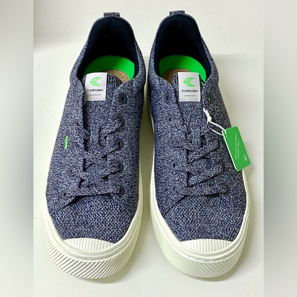 Men's 10 Cariuma Rubber Toe Recycled Organic Fiber Cork Lined Brazilian Sneakers - Picture 4 of 16